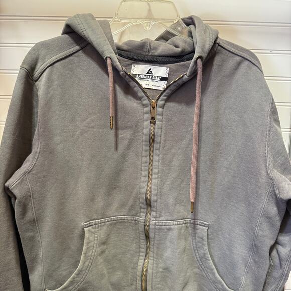 American Giant Men’s Classic Full Zip Hooded Sweatjacket Size M - Picture 3 of 11